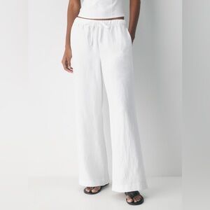 Aritzia White Linen Pants